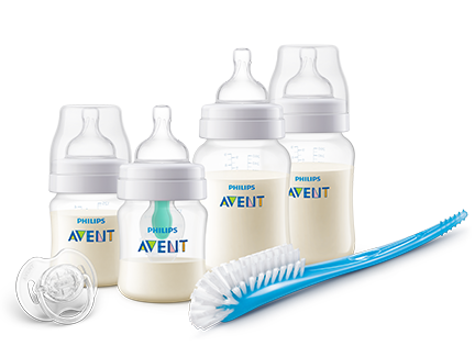 مضادة للمغص مع فتحة AirFree&trade;&lrm;، مجموعة هدايا SCD807/00 | Avent