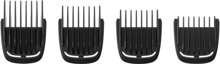 Four wide comb hairs